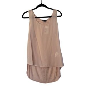 NWT Vince blush pink tail tank - size L